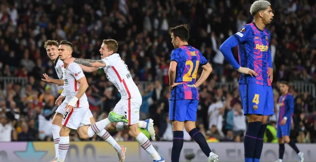 ไฮไลท์ฟุตบอล Barcelona vs Eintracht Frankfurt (14-04-22)