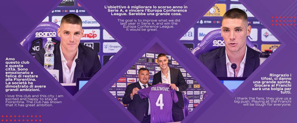 OFFICIAL : มิเลนโควิชต่อสัญญาวิโอล่าถึงปี 2027