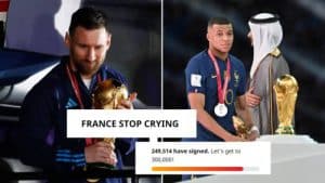 แฟนบอลอาร์เจนฯเอาคืนตั้งแคมเปญ "ฝรั่งเศสหยุดร้องไห้"